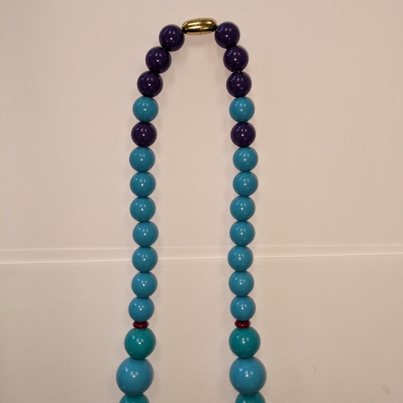 VTG. VIBRANT BEADED NECKLACE - Picture 6 of 12